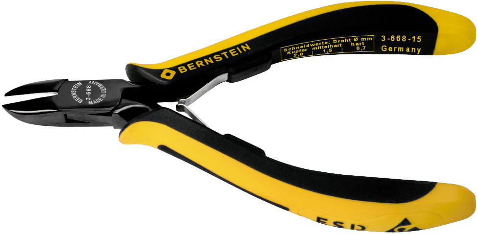 Anti-Static-ESD-Antistatic-Side-cutters-EUROline-135-mm-rounded-3-668-15-b00-esd-zangen-elektronik-seitenschneider-pliers-electronics-side-cutters