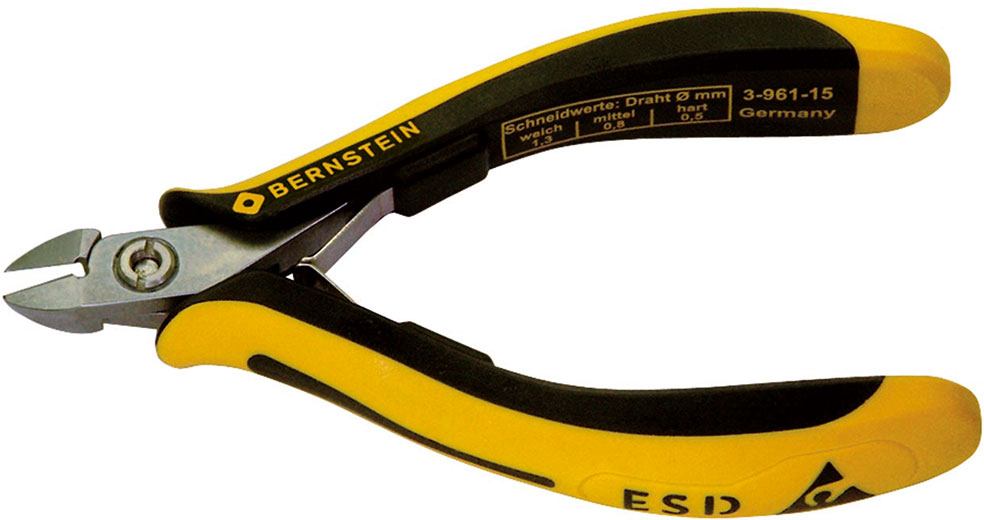 Anti-Static-ESD-Antistatic-Side-cutters-TECHNICline-120-mm-slim-3-961-15-b00-esd-zangen-elektronik-seitenschneider-pliers-electronics-side-cutters