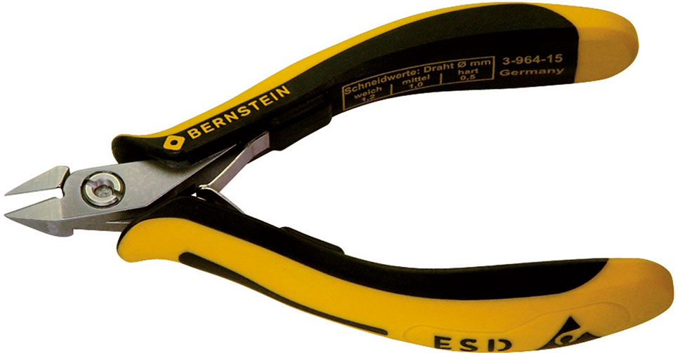 Anti-Static-ESD-Antistatic-Side-cutters-TECHNICline-120-mm-slim-3-964-15-b00-esd-zangen-elektronik-seitenschneider-pliers-electronics-side-cutters