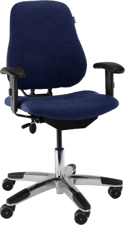 5000 Enforced ESD Chair with Fixed Seat Angle Armrest 5 ESD Lumbar Support XL Blue Dralon D89 ESD