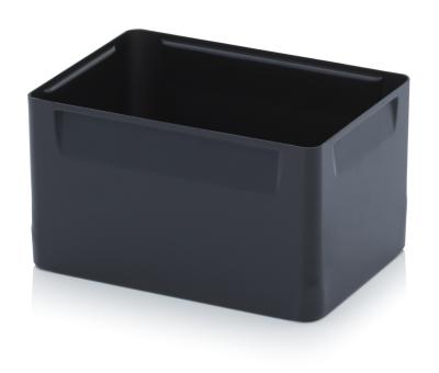 Antistatic ESD Insertable bins for Euro container - 40 x 30 cm 26,6 x 18,4 x 15 (L x W x H) - 666 ESD EK 2/150 43