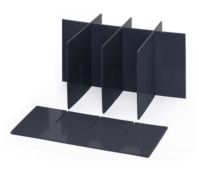 Antistatic ESD Special Inserts for ESD-Euro container â 666 ESD SGF 64 base 60 x 40 cm; dividers Height 5cm; Length 1; Cross 4; (10 compartments) - 666 ESD SGF 64.05.01.04